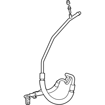 2008 Saturn Aura A/C Hose - 20800917