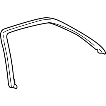 2005 Cadillac STS Door Seal - 25881539