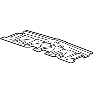 22786710 GM Reinforcement, Rear End Lower Panel Illustration 1 of 1