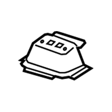 22786711 GM Reinforcement Assembly, Lift Gate Latch Striker Illustration 1 of 1