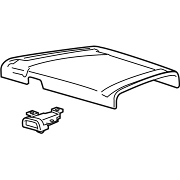 GM 84455627 Armrest Assembly, F/Flr Cnsl *Morello Red