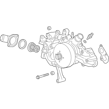 Chevrolet Silverado Water Pump - 12708893