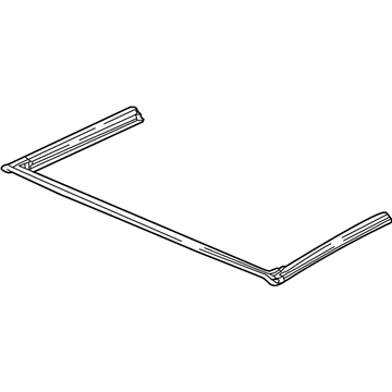 GM 13426125 Weatherstrip Assembly, Folding Top Front 13426125 GM Weatherstrip Assembly, Folding Top Front Illustration 1 of 1