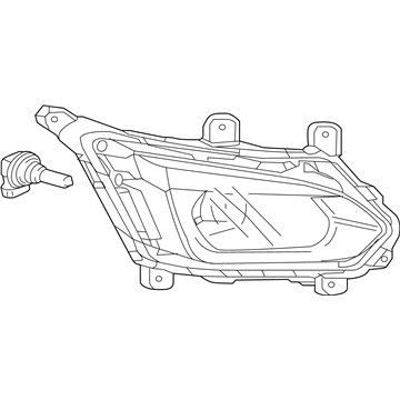 2016 Chevrolet Equinox Fog Light - 23375569