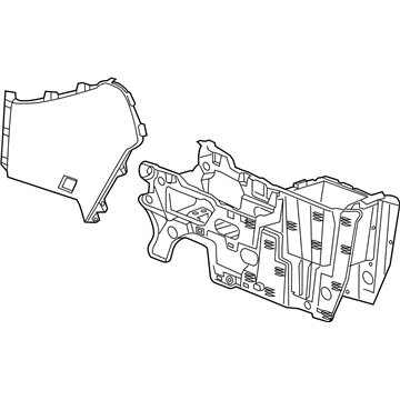 2021 Chevrolet Blazer Center Console Base - 84646304