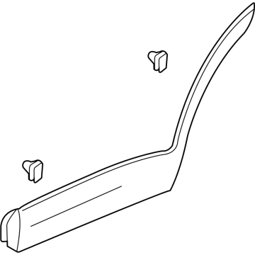 2022 Chevrolet Trailblazer Door Moldings - 42810506