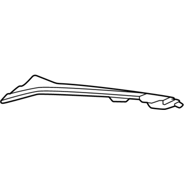 84502065 - Genuine GM DUCT-AUX RAD FRT INL LWRL