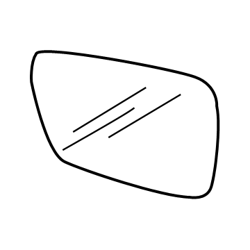 2018 Buick Enclave Side View Mirrors - 23408728