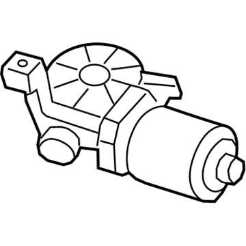 2020 Chevrolet Spark Wiper Motor - 42733450