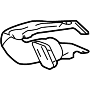 GM 13242025 Duct,Floor Front Air Outlet
