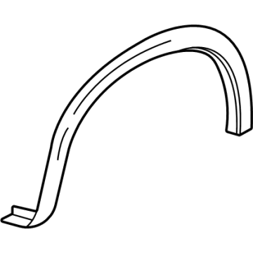 84688379 GM Rear Wheel Opening Molding Assembly Illustration 1 of 1