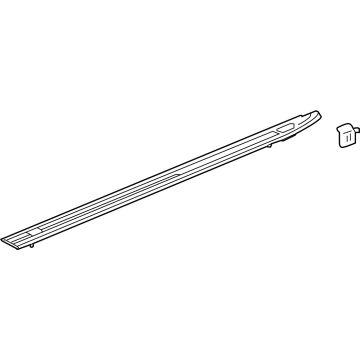 GM 84493660 Molding Assembly, Pubx Si Upr *Black