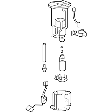 92159797 GM Fuel Pump Assembly Illustration 1 of 1