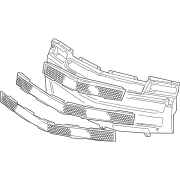 10358121 - Genuine GM Radiator Grille