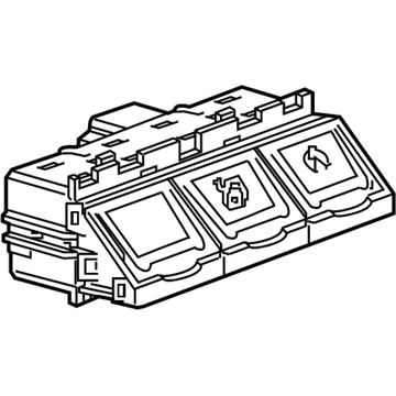 GM 86591088 SWITCH ASM-I/P CTR ACSRY FUNCTION *JET BLACK
