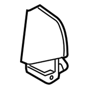 25868309 GM Cover Assembly, Front Side Door Window Frame Front *Ebony Illustration 1 of 1