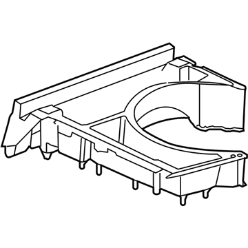 GM 84584260 Divider, R/Cmpt Flr Stow Compt *Black
