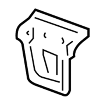GM 23508188 Reinforcement Assembly, Body Side Rear End Latch Striker 23508188 GM Reinforcement Assembly, Body Side Rear End Latch Striker Illustration 1 of 1