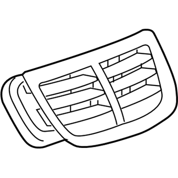 84372586 - Genuine GM Bezel Assembly, I/P Air Otlt *Black Ice Chm