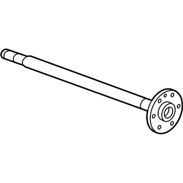 2023 Chevrolet Silverado Axle Shaft - 84454426