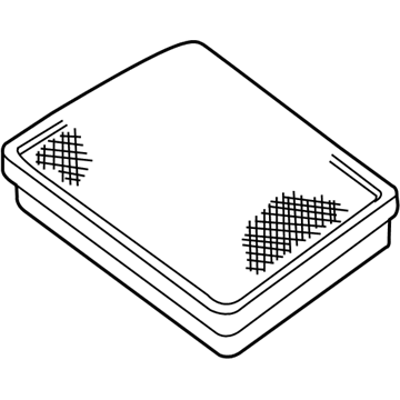 92082656 GM Air Cleaner Element Assembly Illustration 1 of 1