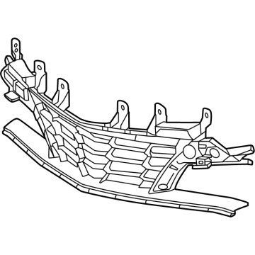 GM 85572180 GRILLE ASM-FRT *CARBON FLASHT 85572180 GM GRILLE ASM-FRT *CARBON FLASHT Illustration 1 of 1