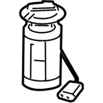 19153374 GM Fuel Tank Fuel Pump Module Kit Without Fuel Level Sensor Illustration 1 of 1