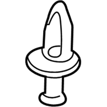 GM 10352805 Retainer, Rocker Panel Molding *Neutral 10352805 GM Retainer, Rocker Panel Molding *Neutral Illustration 1 of 1