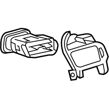 GM 84013432 Bezel Assembly, Instrument Panel Air Outlet *Fig
