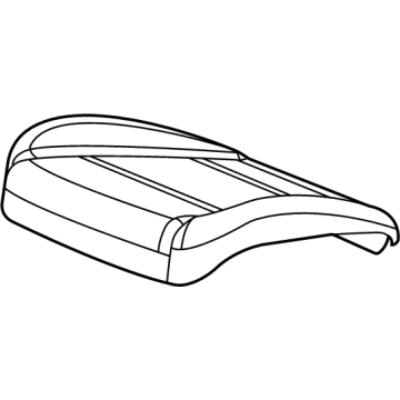 GM 84744618 Cover Assembly, F/Seat Cush *Black