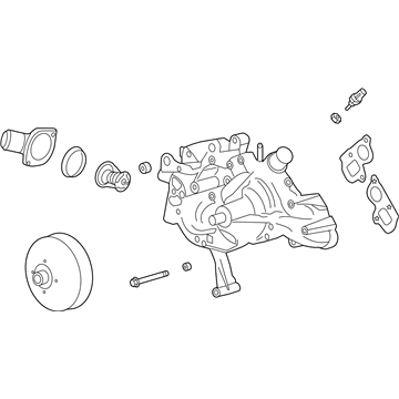 Chevrolet Silverado Water Pump - 12717097