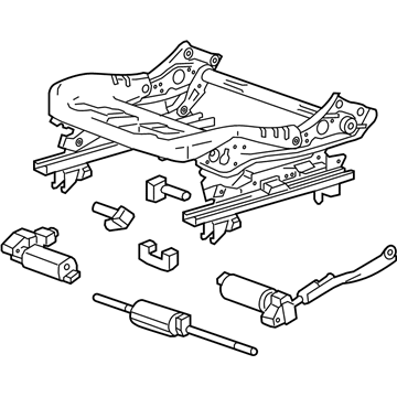 13506156 - Genuine GM Frame Assembly, Front Seat Cushion 13506156 - Genuine GM Frame Assembly, Front Seat Cushion