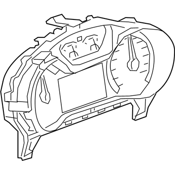 2019 Chevrolet Cruze Instrument Cluster - 42686940