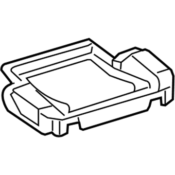 88976585 GM Passenger Seat Cushion Frame Illustration 1 of 1