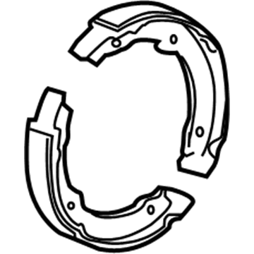 GM Parking Brake Shoe - 15240815