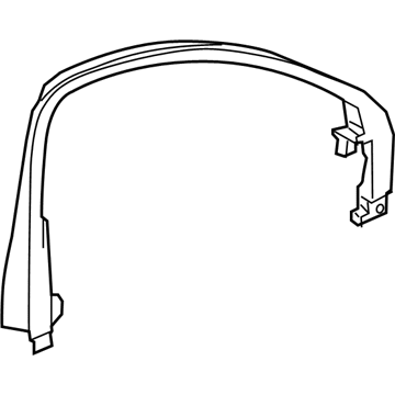GM 84641175 Molding Assembly, Front S/D Wdo Garn