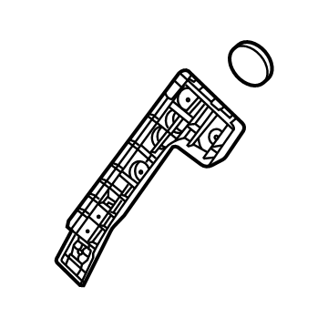 42763646 - Genuine GM Rear Bumper Fascia Guide Assembly