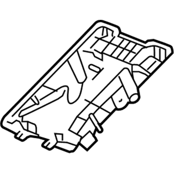 84488850 GM Bracket Assembly, Fv Drvr Info Camera Illustration 1 of 1