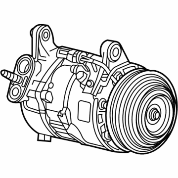 2023 GMC Sierra A/C Compressor - 86789843