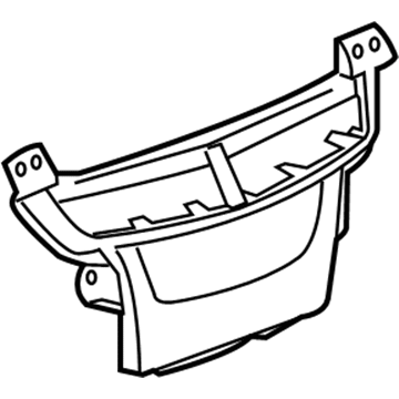 GM 84125792 Plate Assembly, Instrument Panel Trim *Black