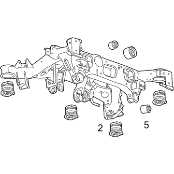 GM 84137716 Cradle Assembly, Rear Suspension