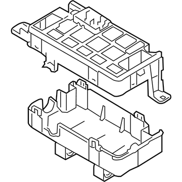 2005 Chevrolet Aveo Fuse Box - 96539834