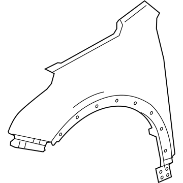 GM 84216122 Fender Assembly, Front