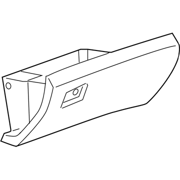 22900413 - Genuine GM Instrument Panel Compartment Assembly Cocoa