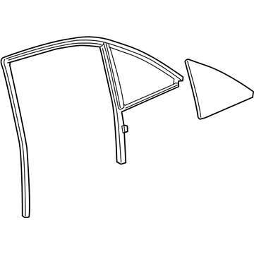 2022 Cadillac CT4 Door Seal - 84492361