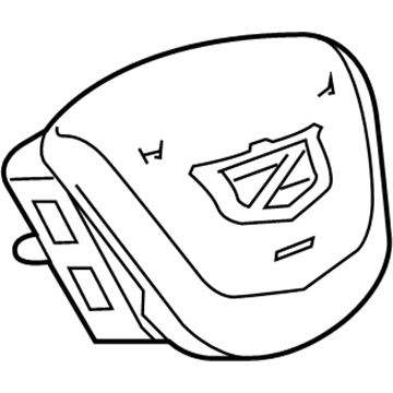GM 84567622 Airbag Assembly, Strg Whl *Titanium