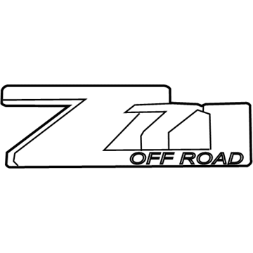 GM 84297542 Decal, Pick Up Box Side