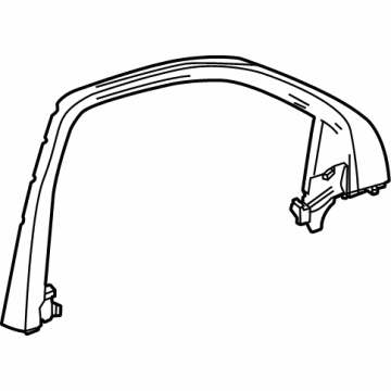 GM 84693615 Molding Assembly, Front S/D Wdo Garn
