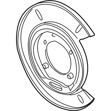 Pontiac G8 Brake Backing Plate - 92195997