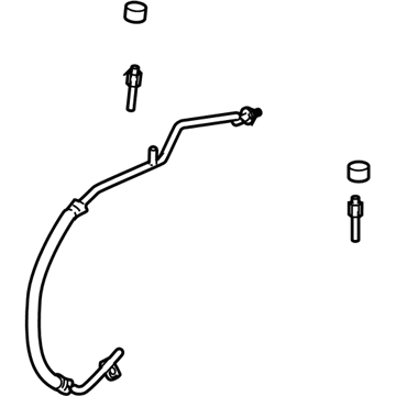 2007 Cadillac STS A/C Hose - 25815297